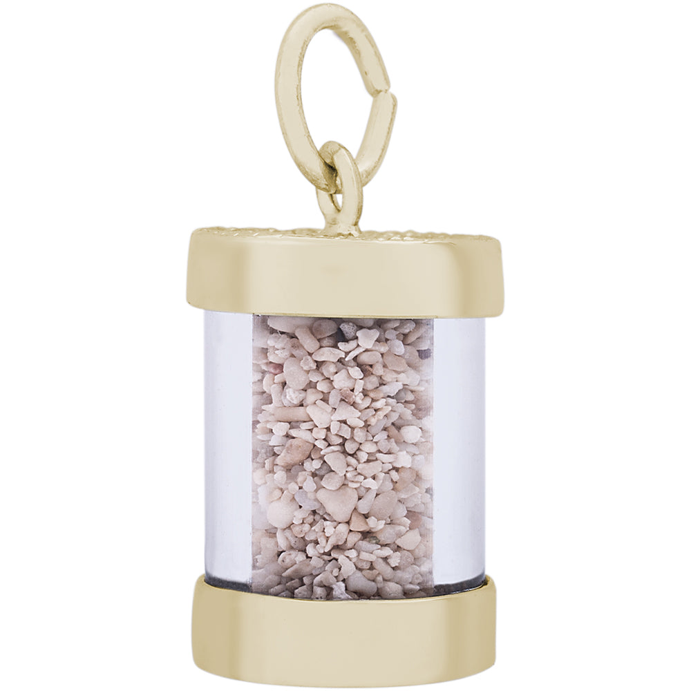 Rembrandt 14k Yellow Gold Nassau Sand Capsule Charm