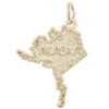 Rembrandt 14k Yellow Gold Alaska Charm