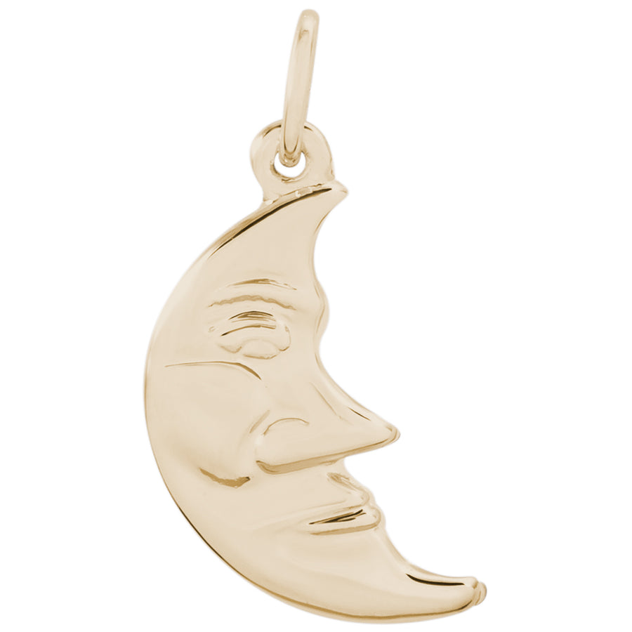 Rembrandt 14k Yellow Gold Half Moon Charm