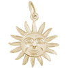 Rembrandt 14k Yellow Gold Sunburst Charm