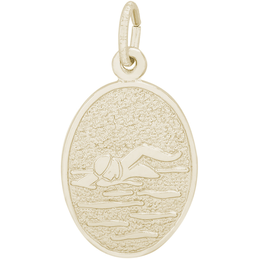 Rembrandt 14k Yellow Gold Swimmer Charm