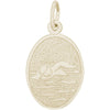 Rembrandt 14k Yellow Gold Swimmer Charm