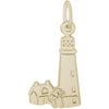 Rembrandt 14k Yellow Gold Cape Florida, Ft. Lt. House Charm