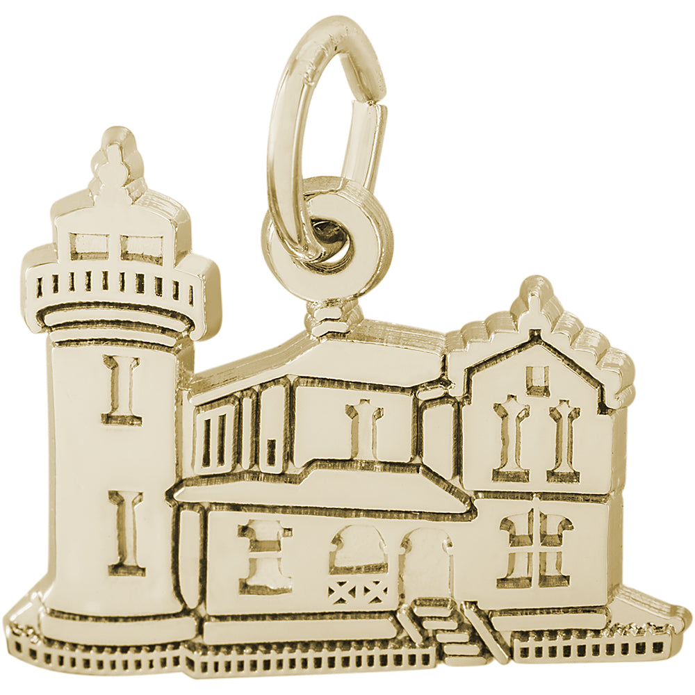 Rembrandt 14k Yellow Gold Admiralty, WA Lighthouse Charm