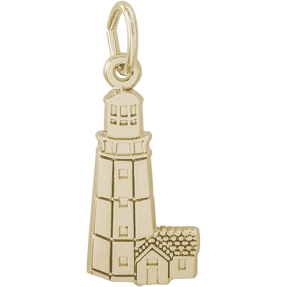 Rembrandt 14k Yellow Gold Montauk, NY Lighthouse Charm