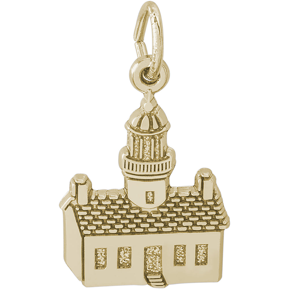 Rembrandt 14k Yellow Gold Pt Loma, Ca Lighthouse Charm