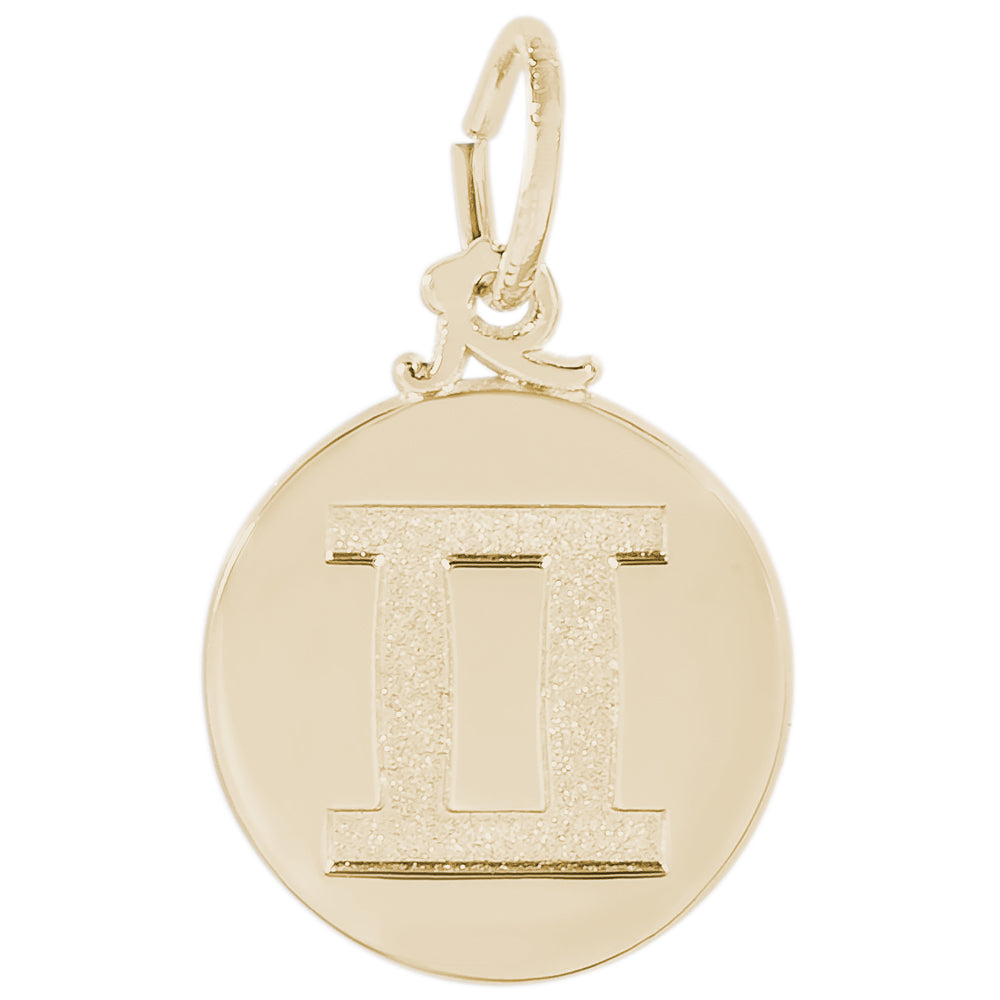 Rembrandt 14k Yellow Gold Gemini Charm