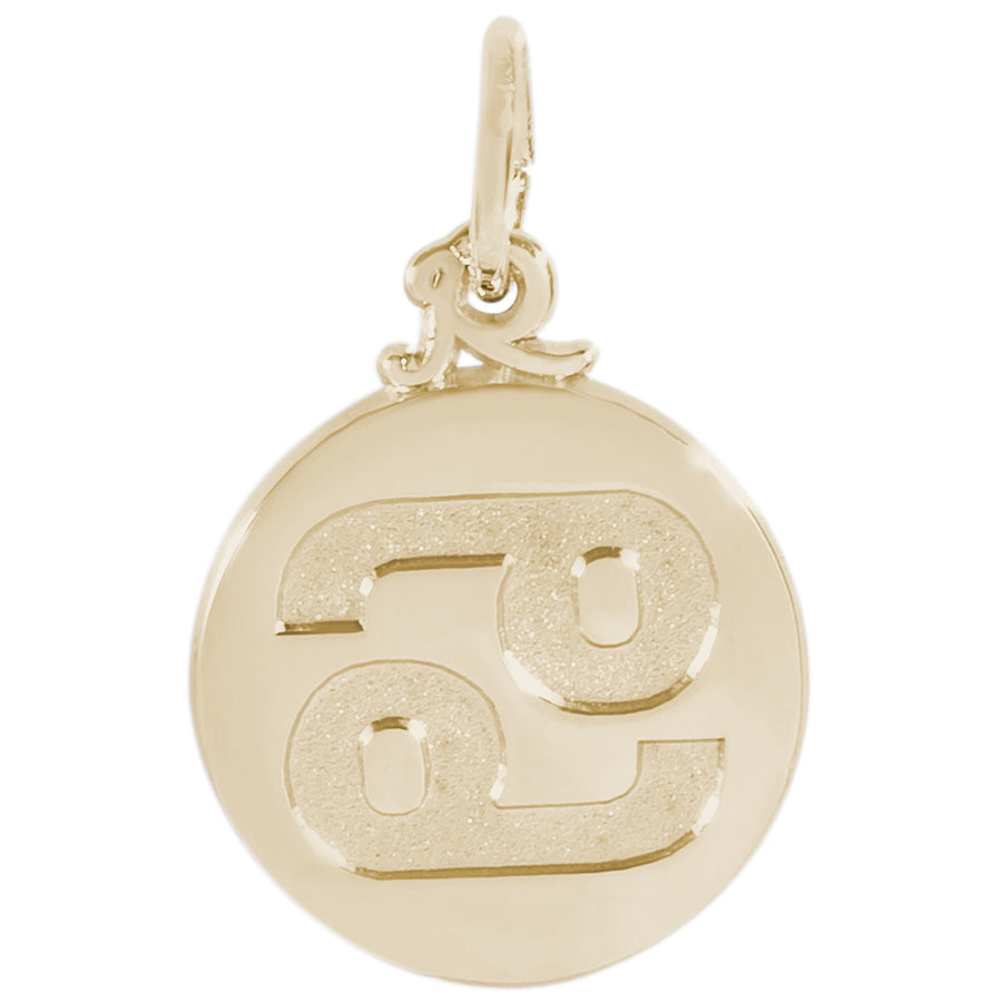 Rembrandt 14k Yellow Gold Cancer Charm