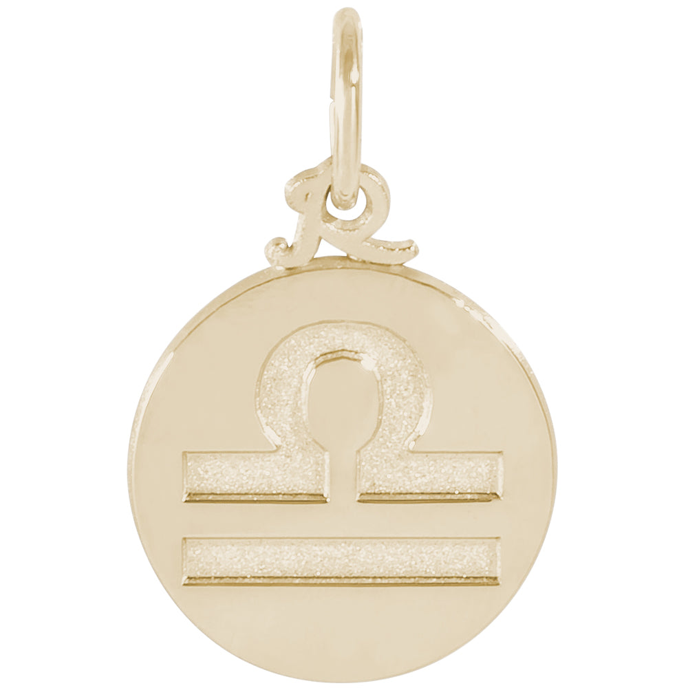 Rembrandt 14k Yellow Gold Libra Charm