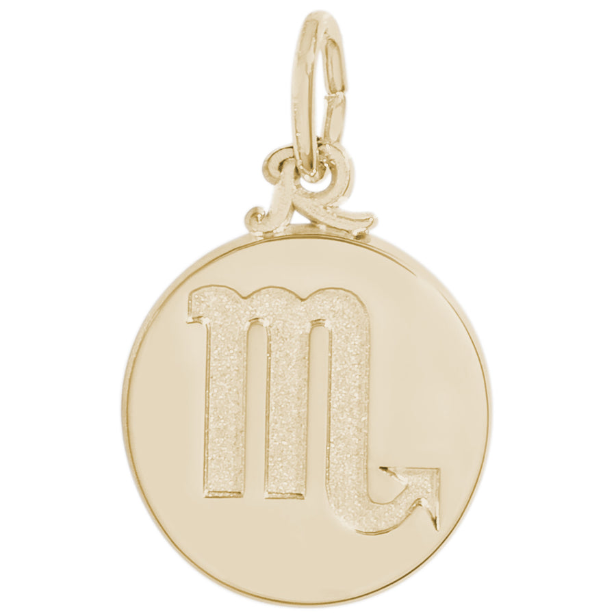 Rembrandt 14k Yellow Gold Scorpio Charm