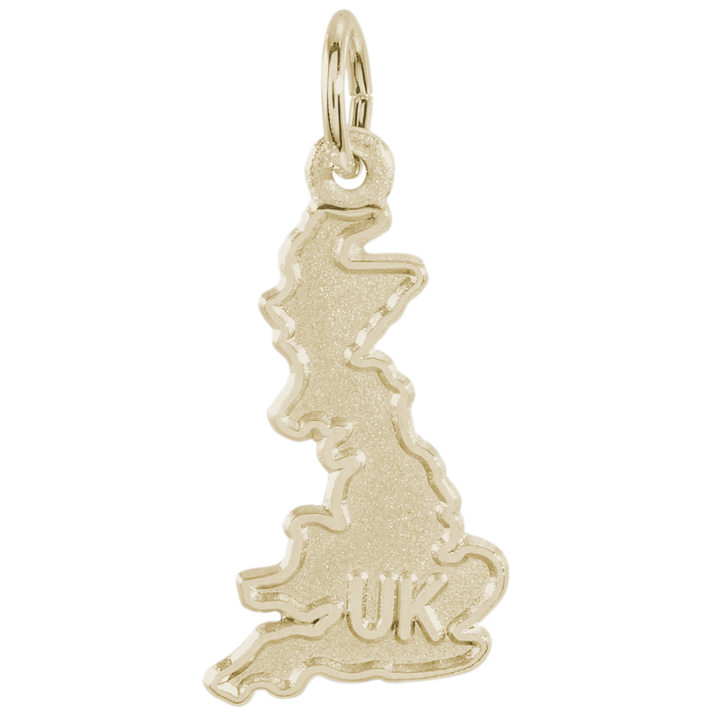 Rembrandt 14k Yellow Gold UK Charm