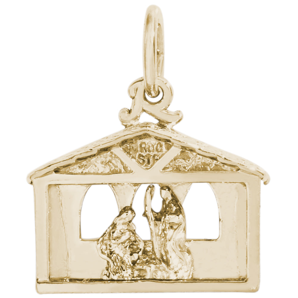 Rembrandt 14k Yellow Gold Nativity Charm