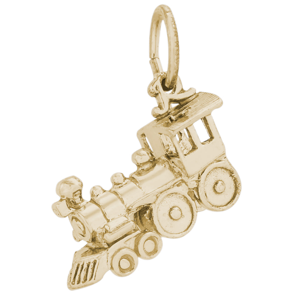 Rembrandt 14k Yellow Gold Train Charm