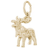 Rembrandt 14k Yellow Gold Moose 3D Charm