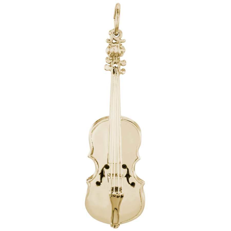 Rembrandt 14k Yellow Gold Violin Charm