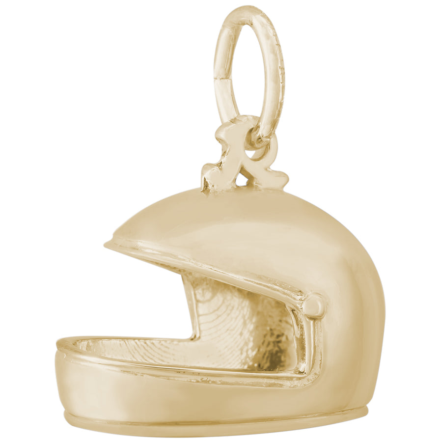 Rembrandt 14k Yellow Gold Helmet Charm