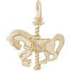 Rembrandt 14k Yellow Gold Carousel Horse Charm