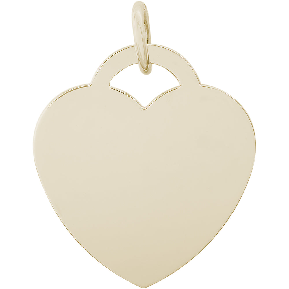 Rembrandt 14k Yellow Gold Lare Heart - Classic Charm