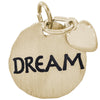 Rembrandt 14k Yellow Gold Dream Tag W/Heart Charm