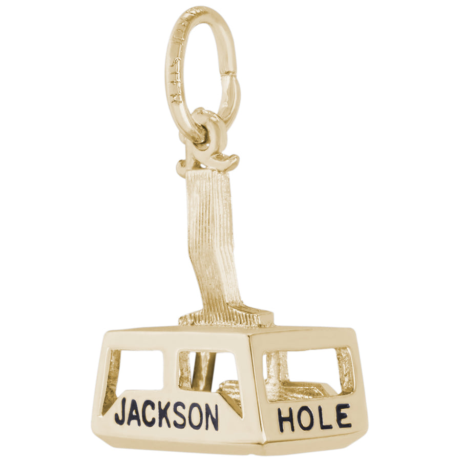 Rembrandt 14k Yellow Gold Jackson Hole Gondola Charm