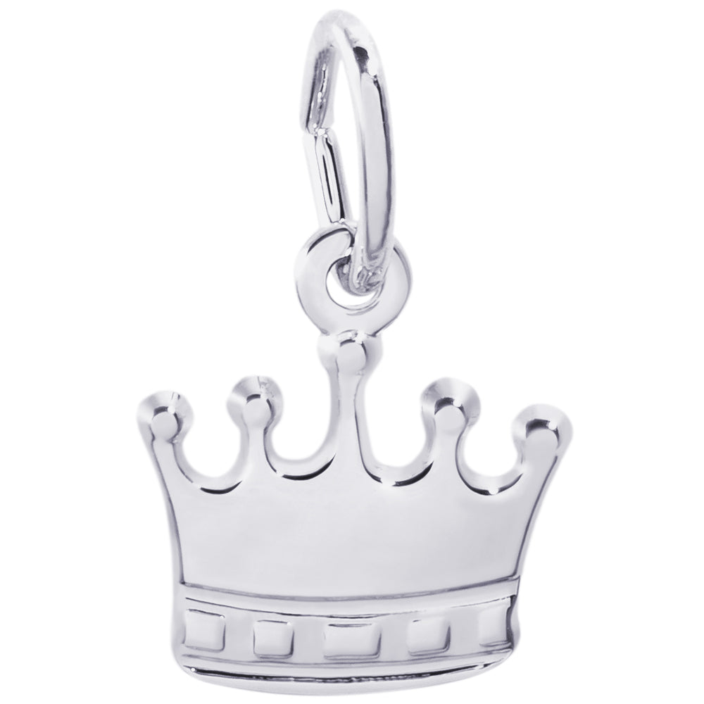 Rembrandt Sterling Silver Crown Charm