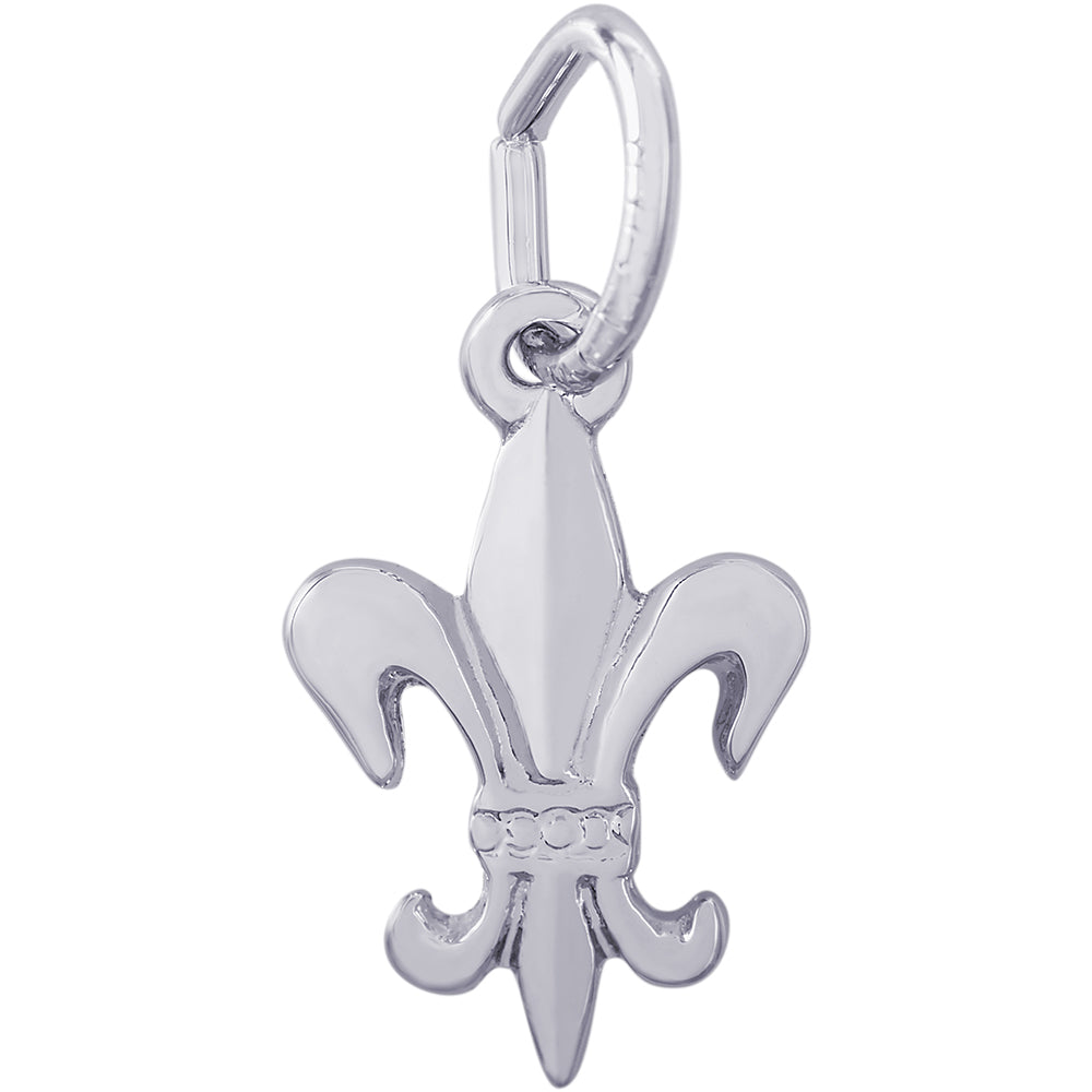 Rembrandt Sterling Silver Fleur De Lis Charm