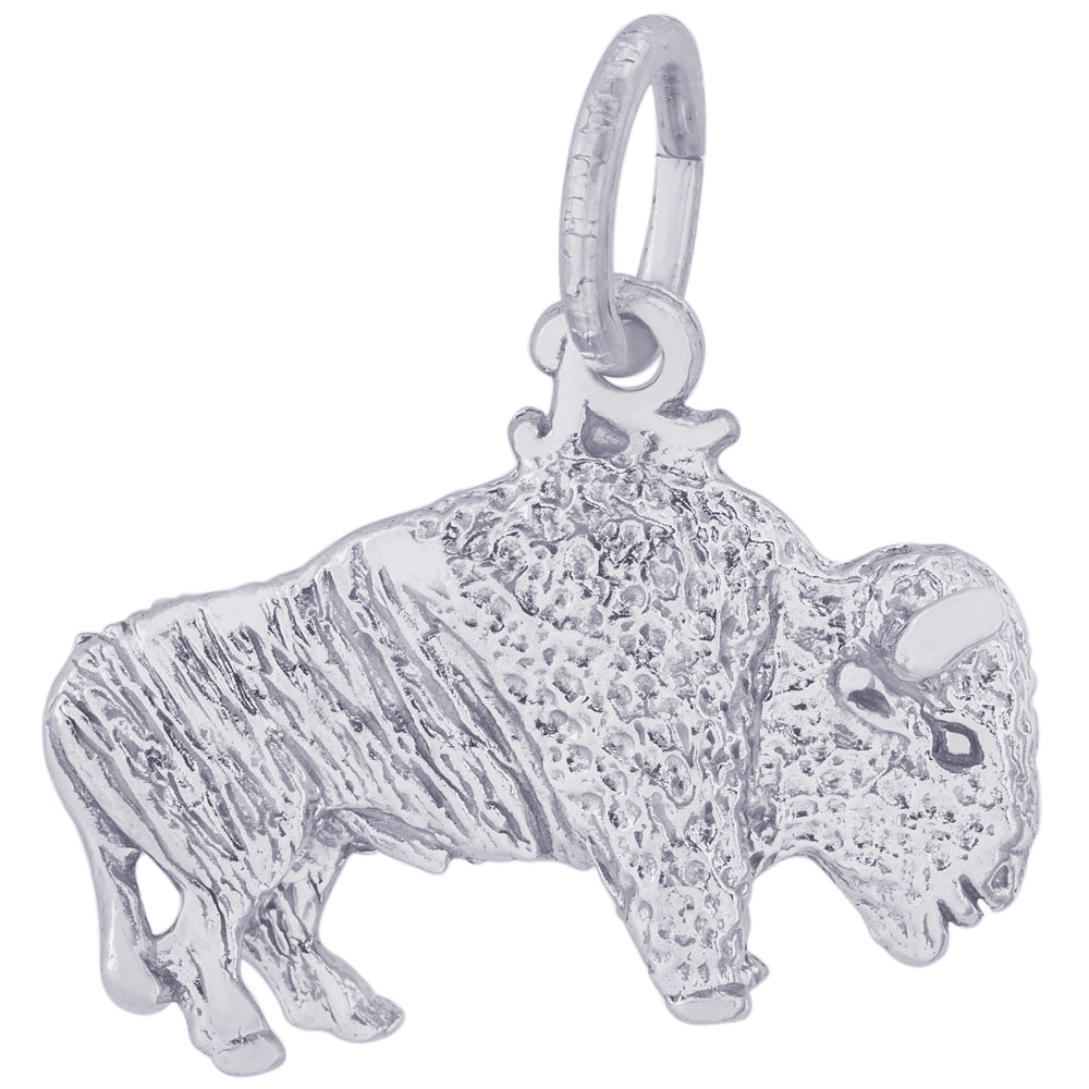 Rembrandt Sterling Silver Buffalo Charm