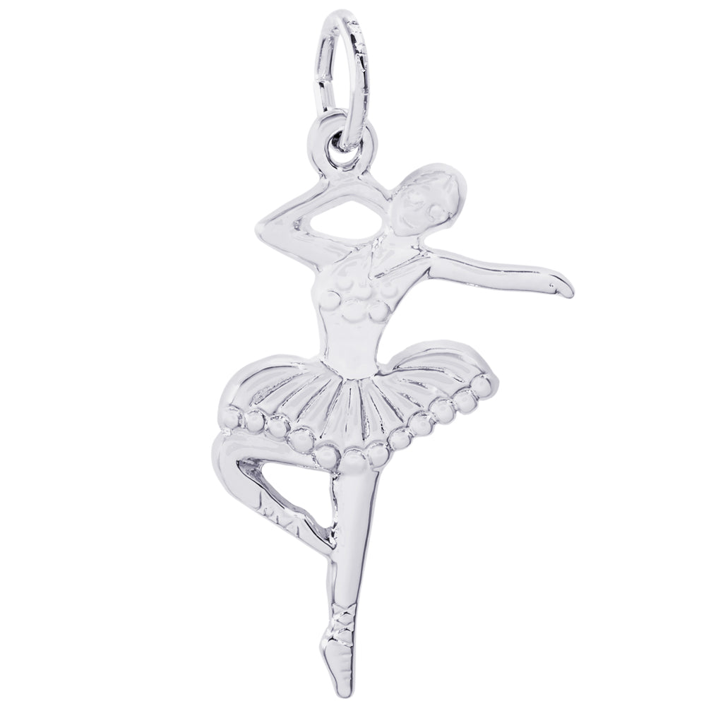 Rembrandt Sterling Silver Ballet Dancer Charm