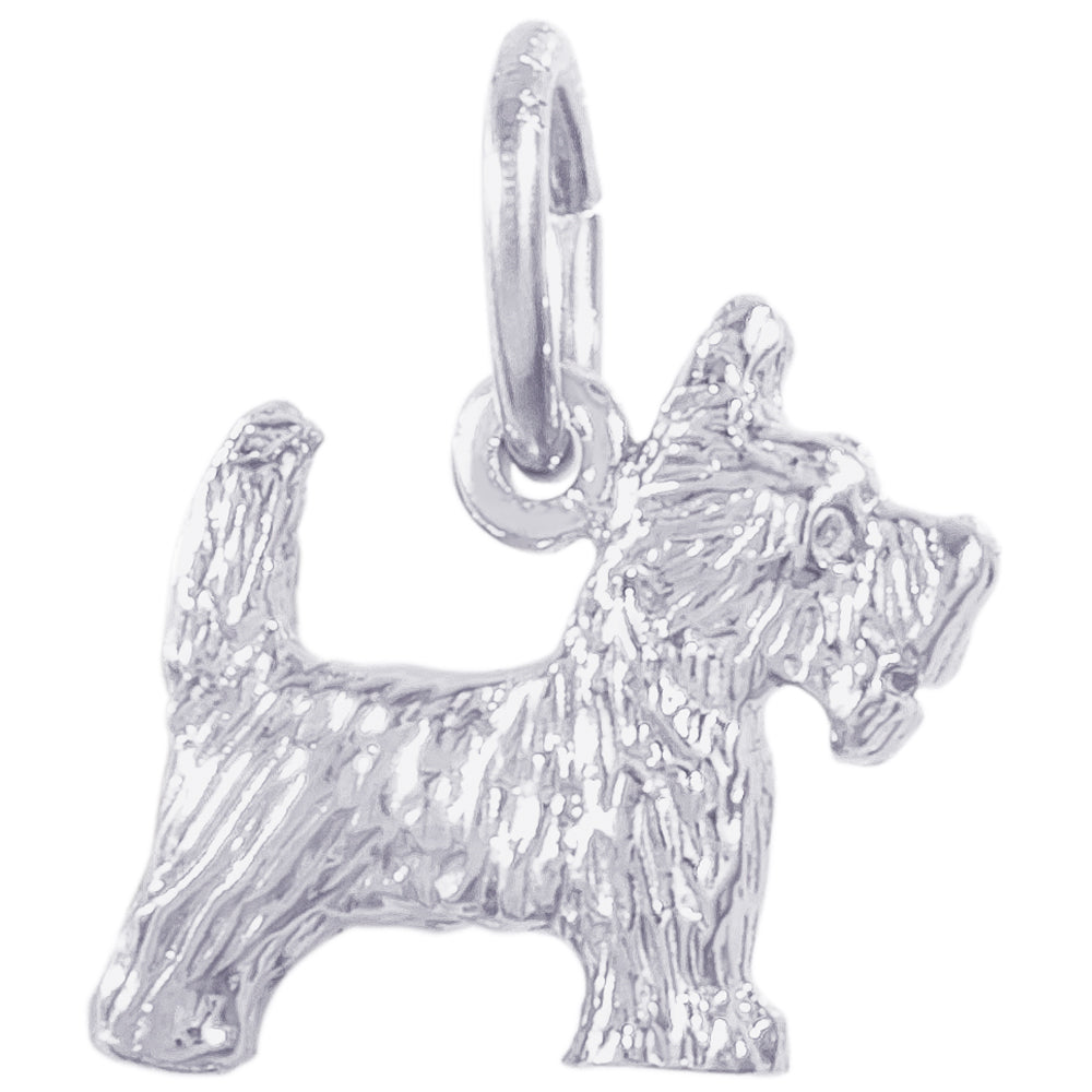 Rembrandt Sterling Silver Scottie Charm