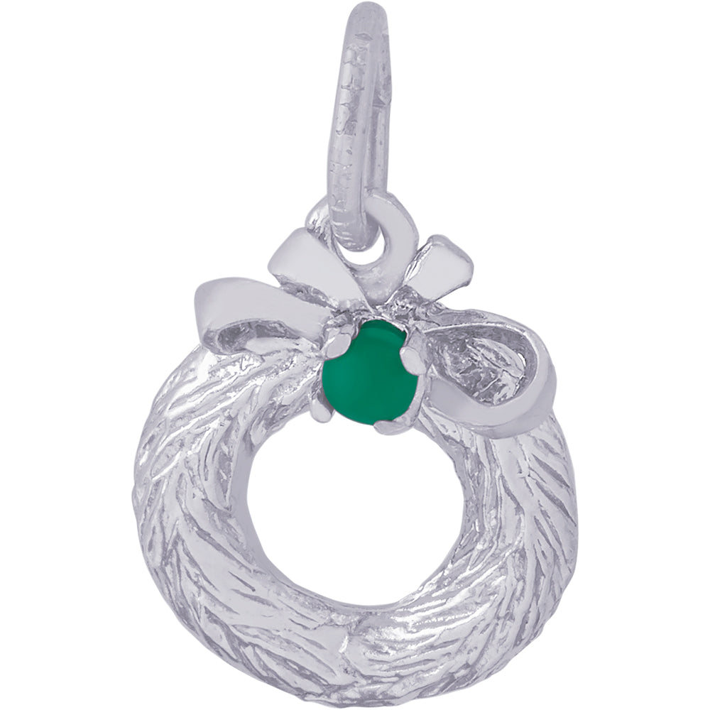 Rembrandt Sterling Silver Wreath Charm
