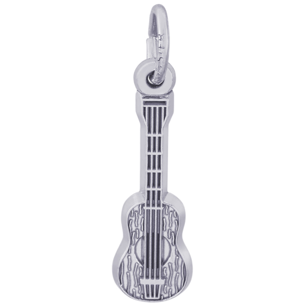 Rembrandt Sterling Silver Guitar Charm