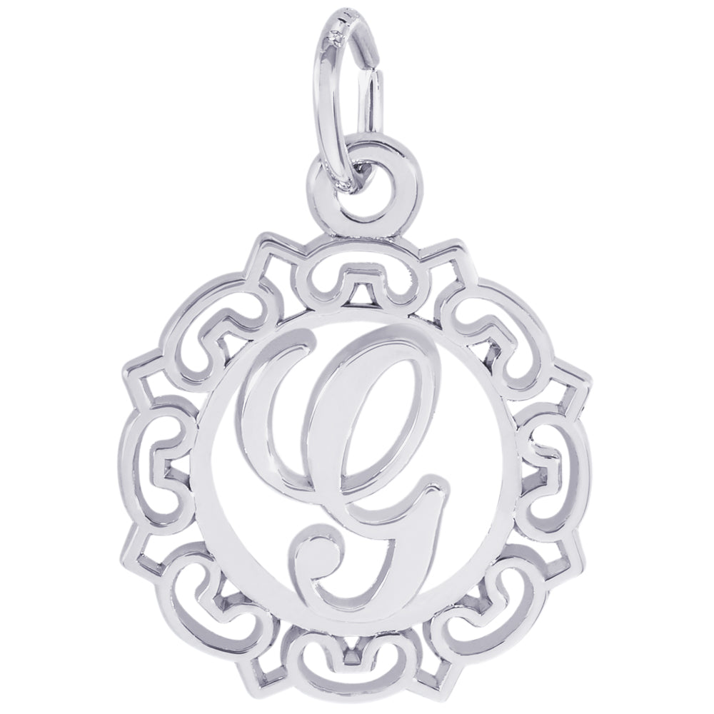 Rembrandt Sterling Silver Initial G Charm