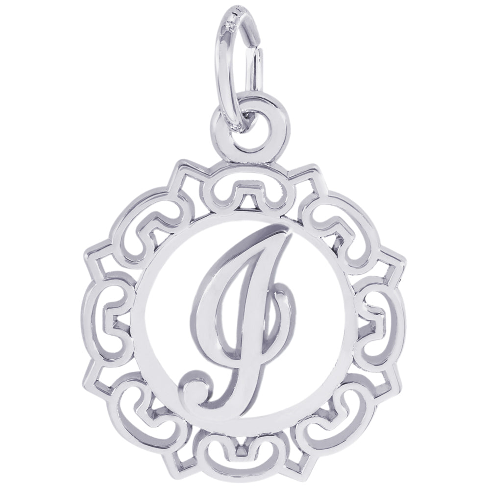 Rembrandt Sterling Silver Initial I Charm