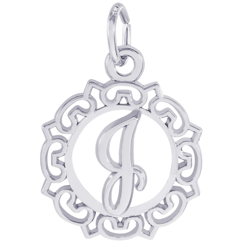 Rembrandt Sterling Silver Initial J Charm