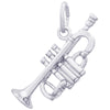 Rembrandt Sterling Silver Trumpet Charm