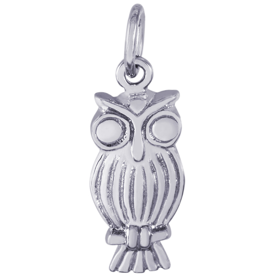 Rembrandt Sterling Silver Owl Charm