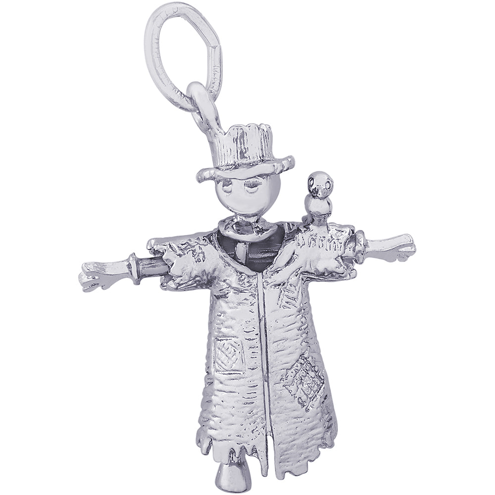Rembrandt Sterling Silver Scarecrow Charm
