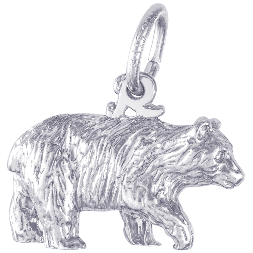 Rembrandt Sterling Silver Black Bear Charm