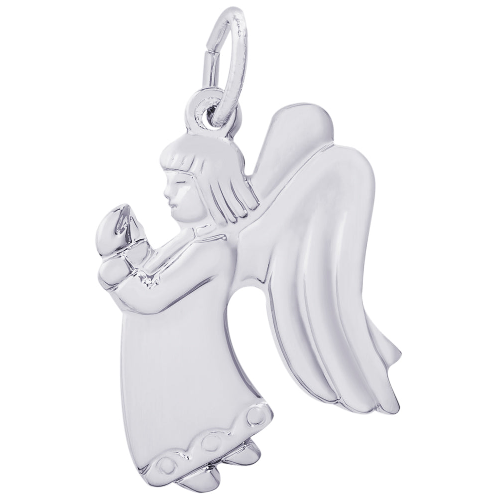 Rembrandt Sterling Silver Angel Charm