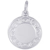 Rembrandt Sterling Silver Disc Charm