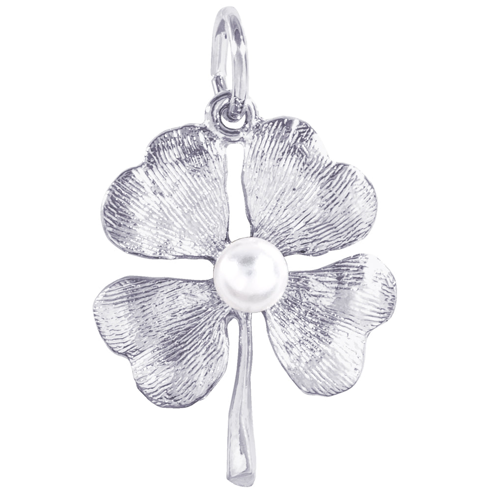Rembrandt Sterling Silver 4 Leaf Clover Charm