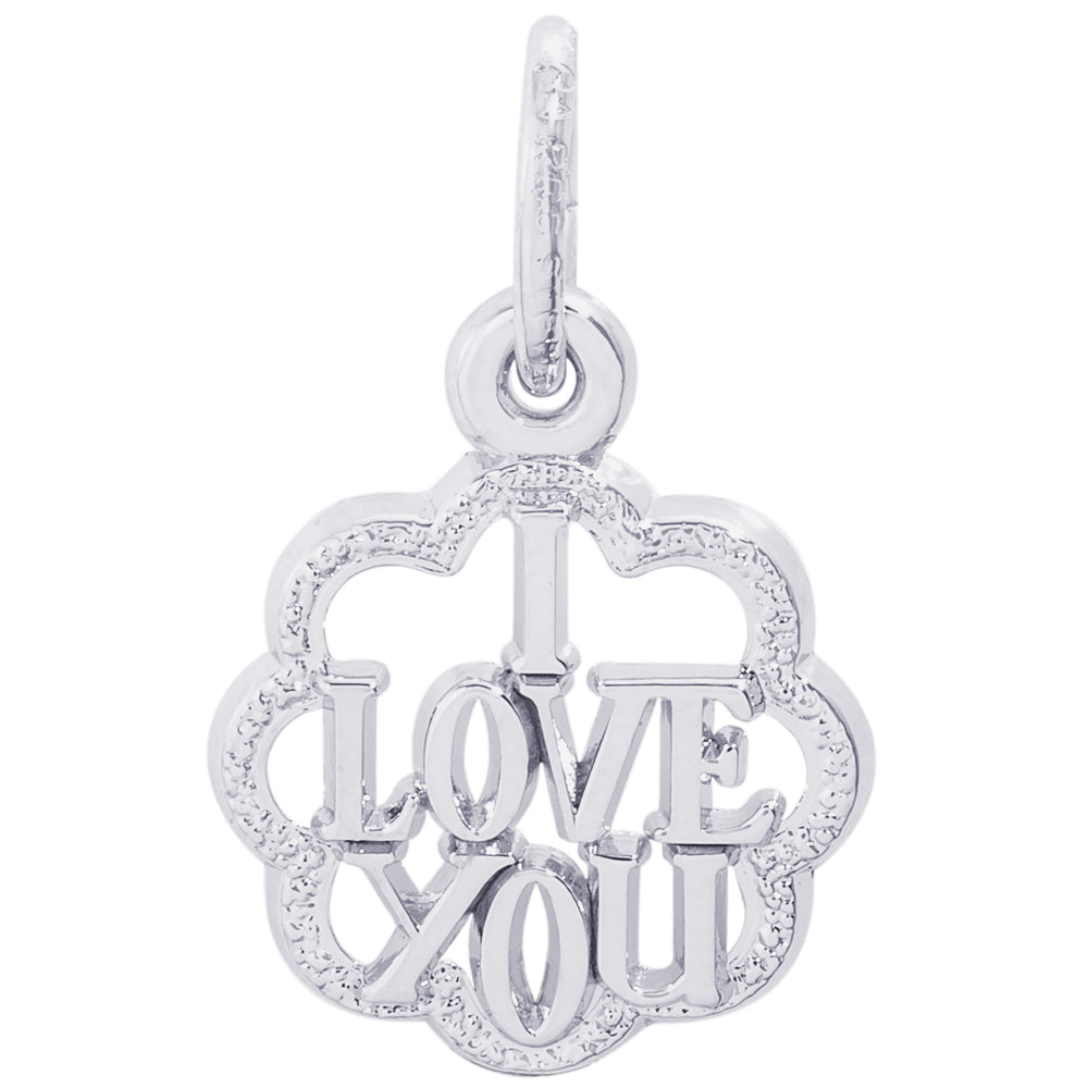 Rembrandt Sterling Silver I Love You Charm