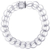 Rembrandt Sterling Silver 8 Inch Charm Bracelet