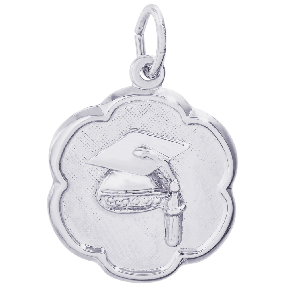 Rembrandt Sterling Silver Graduation Charm