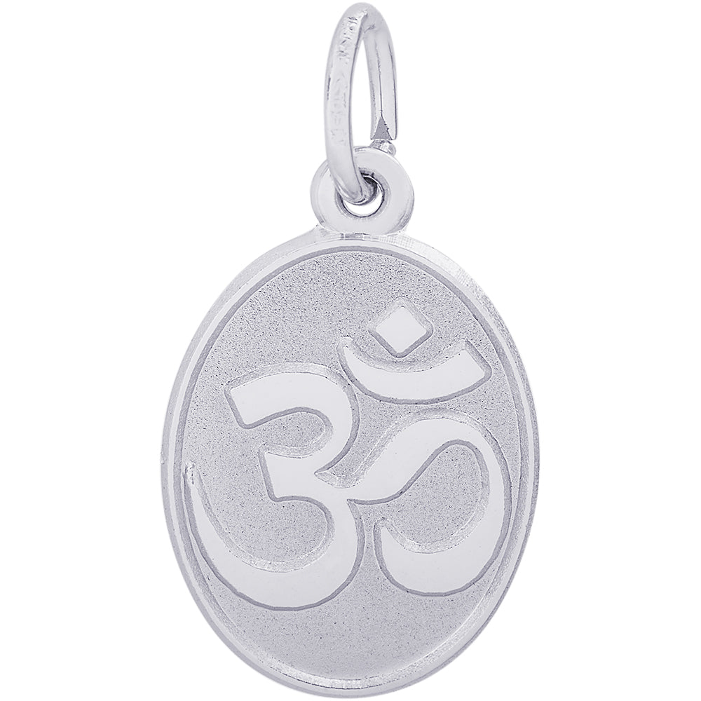 Rembrandt Sterling Silver Yoga Symbol Charm