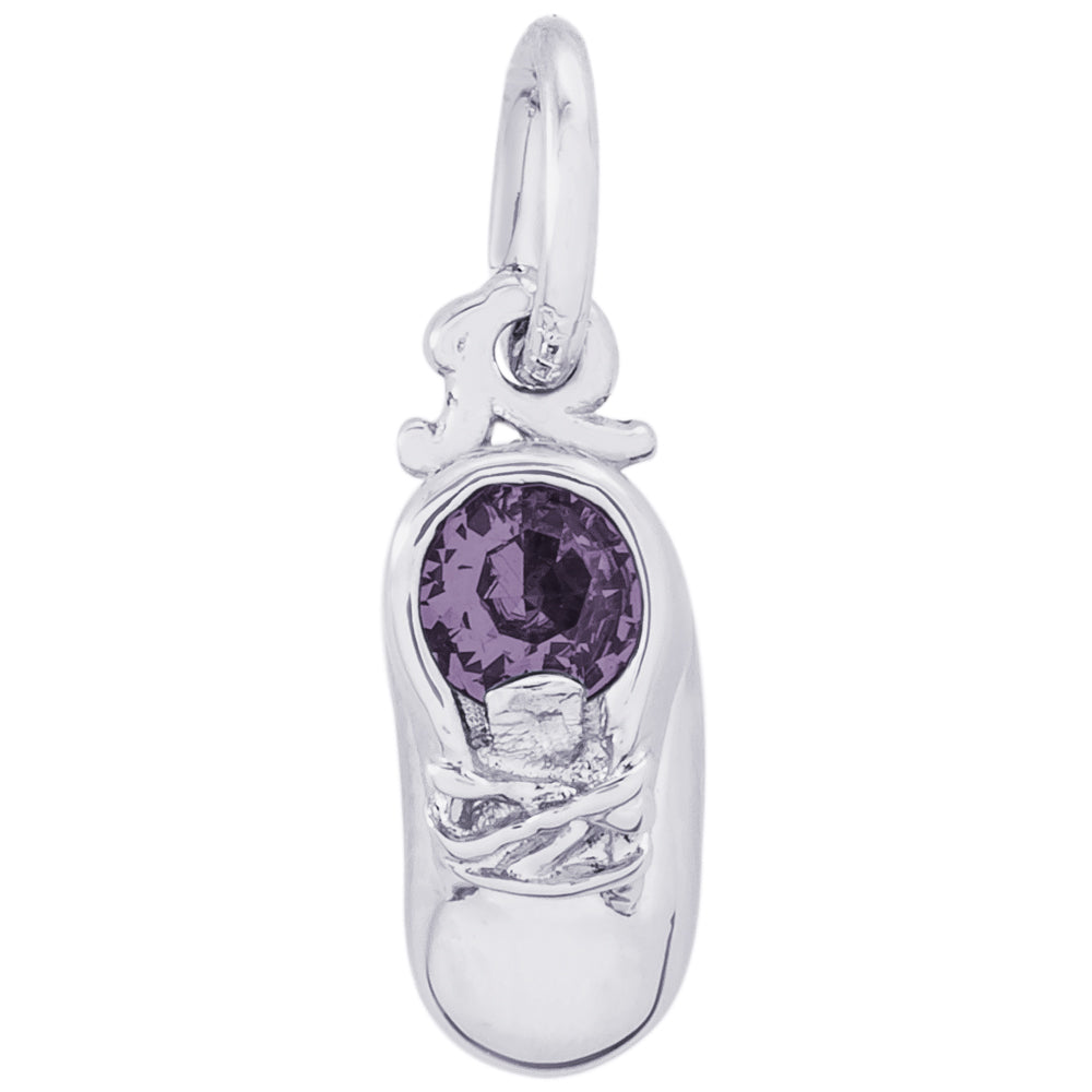 Rembrandt Sterling Silver 06 June Babyshoe Charm
