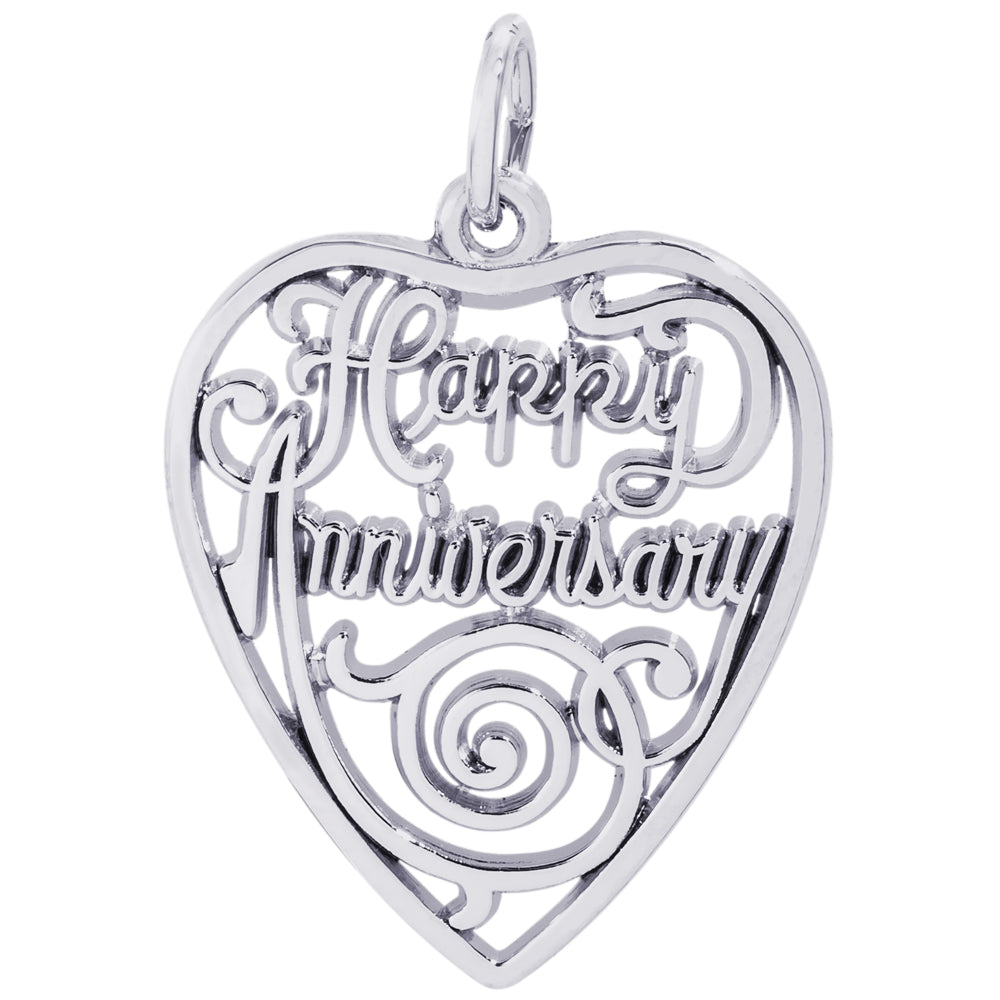 Rembrandt Sterling Silver Anniversary Charm