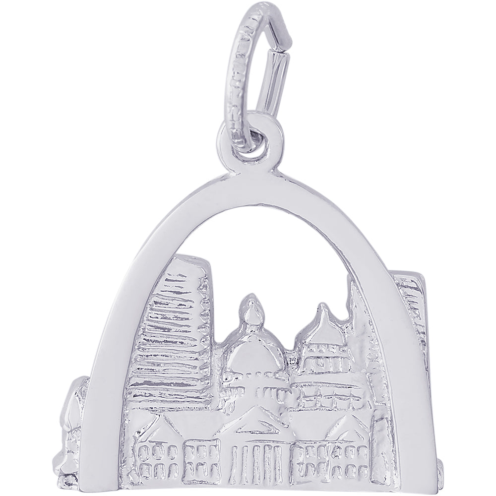 Rembrandt Sterling Silver St. Louis Charm