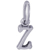 Rembrandt Sterling Silver Initial Z Charm