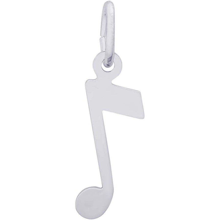 Rembrandt Sterling Silver Music Note Charm